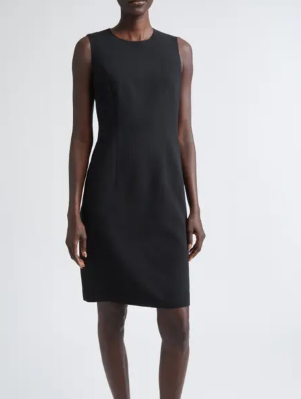 Lafayette 148 navy sheath dress Sz 8